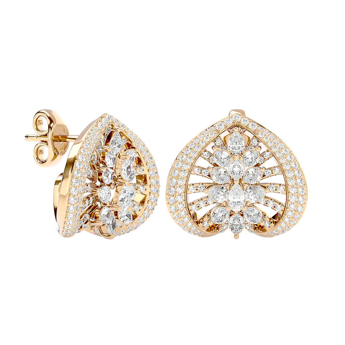 Unity Diamond Earring 18kt Yefe07