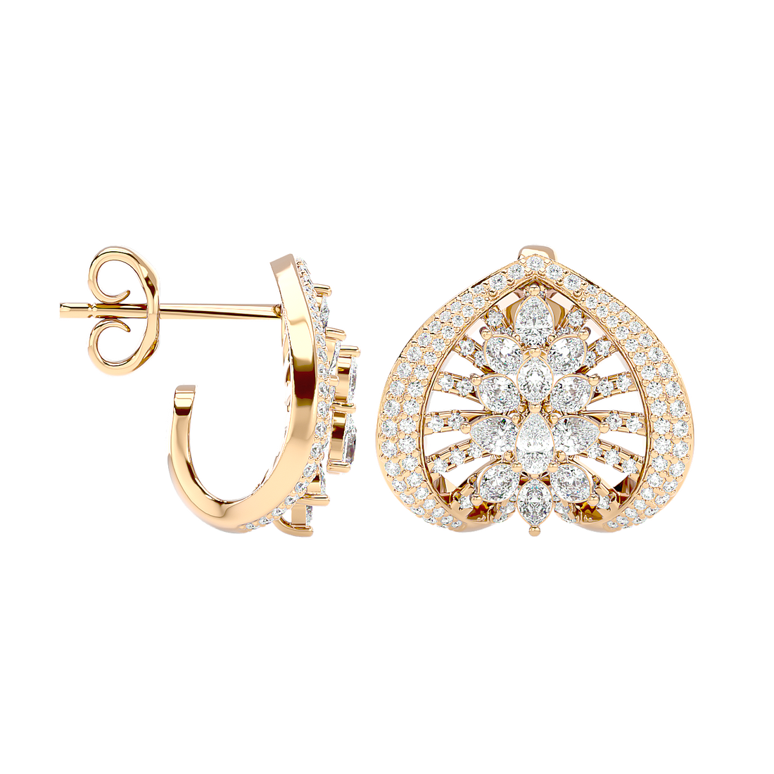 Unity Diamond Earring 18kt Yefe07