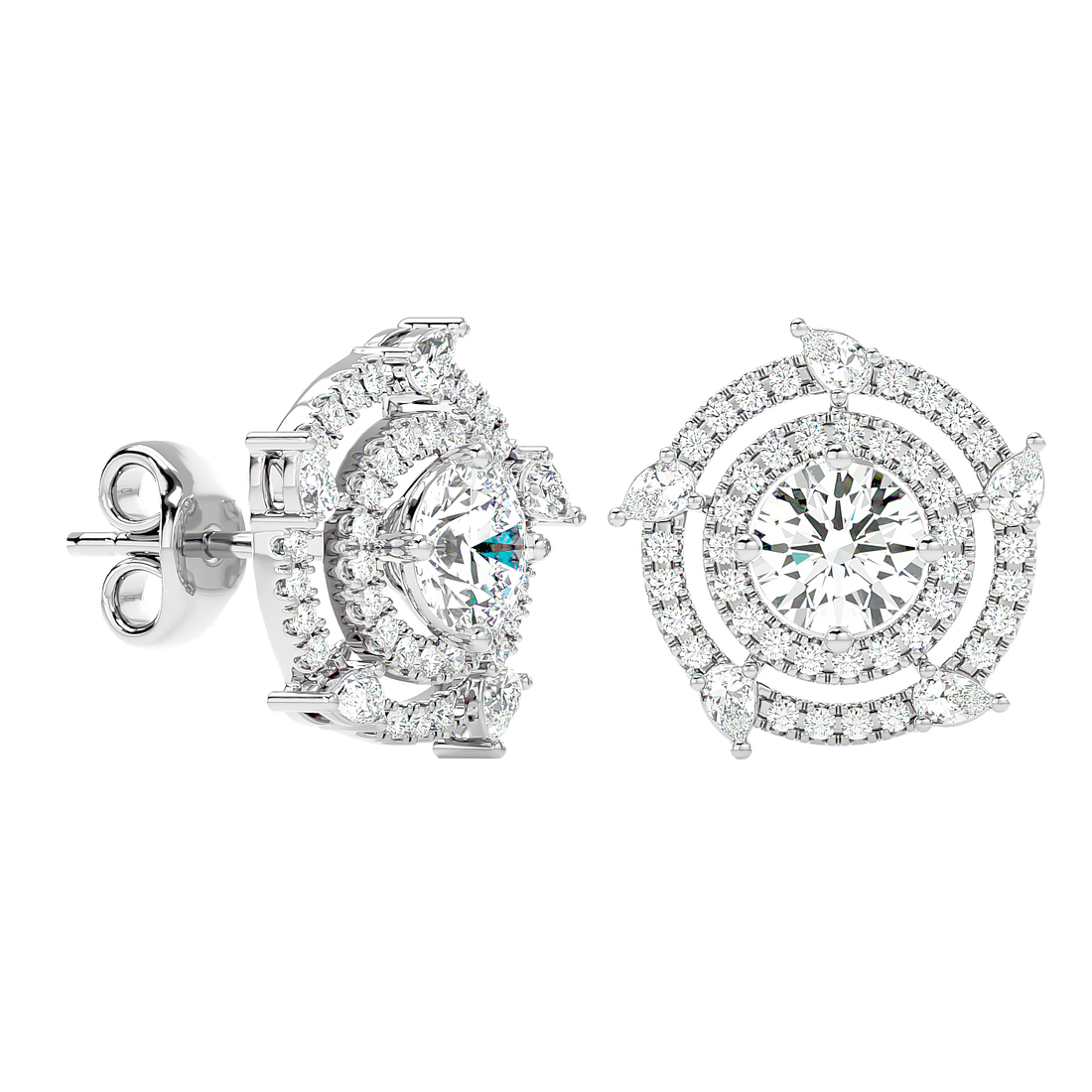 Quasar Diamond Earrings