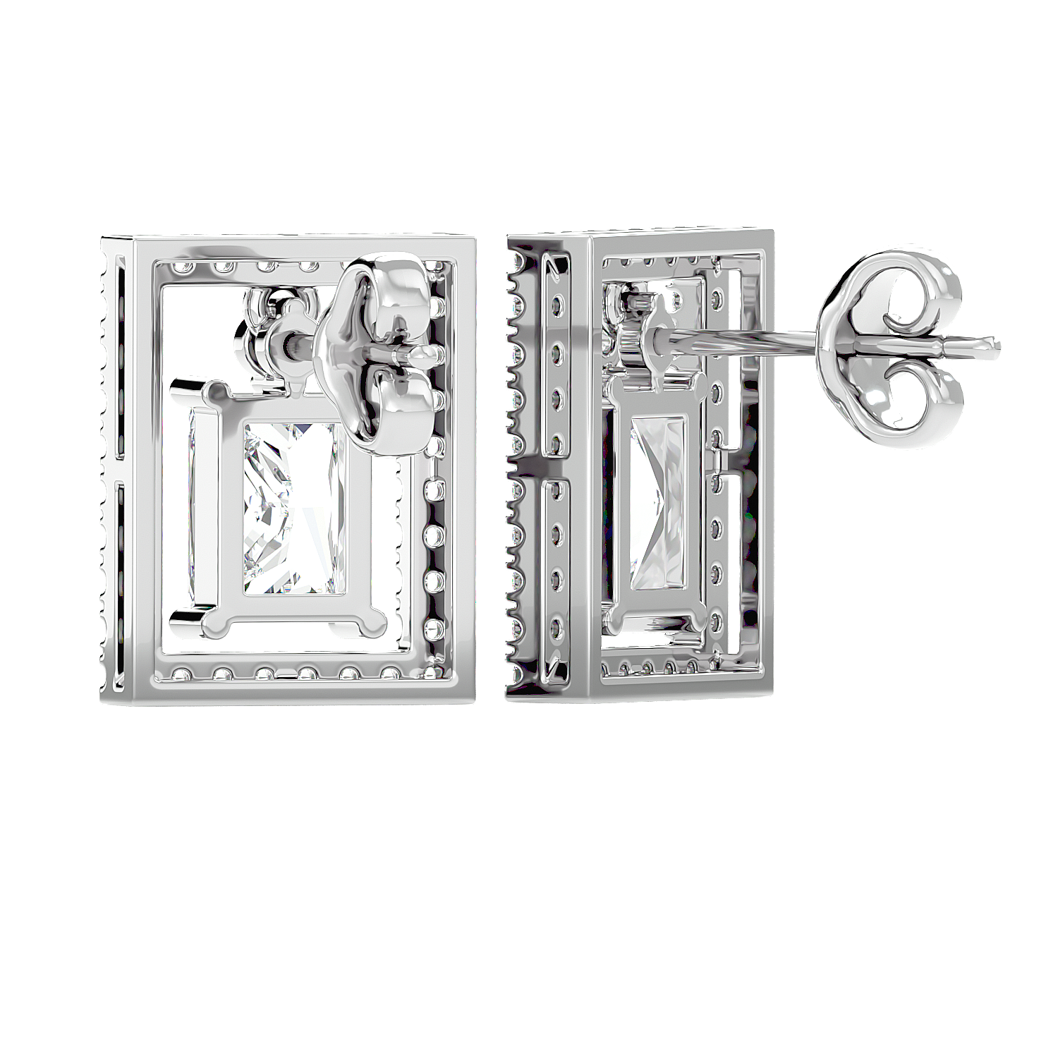 Stunning Star Diamond Earrings