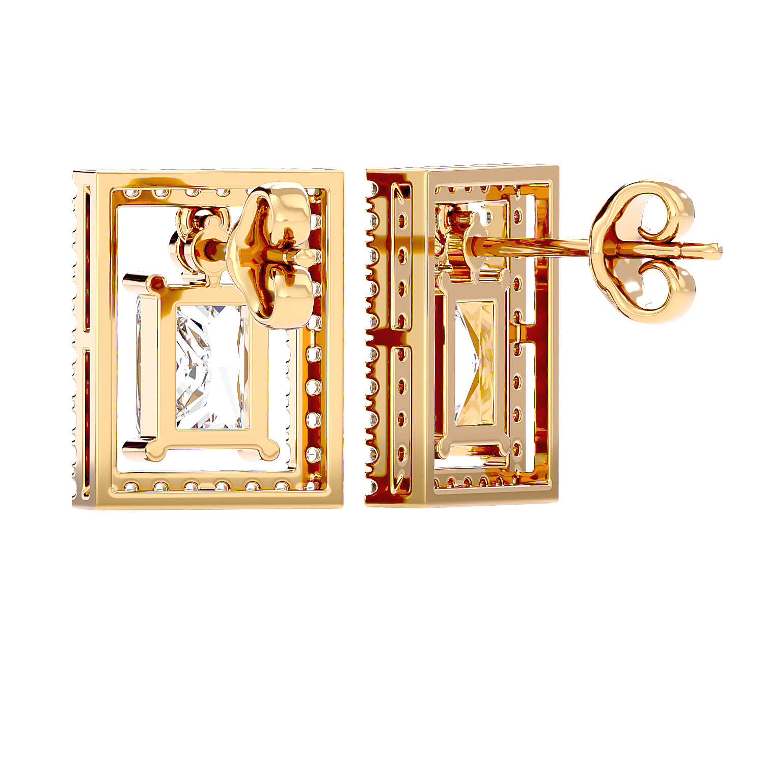 Stunning Star Diamond Earrings