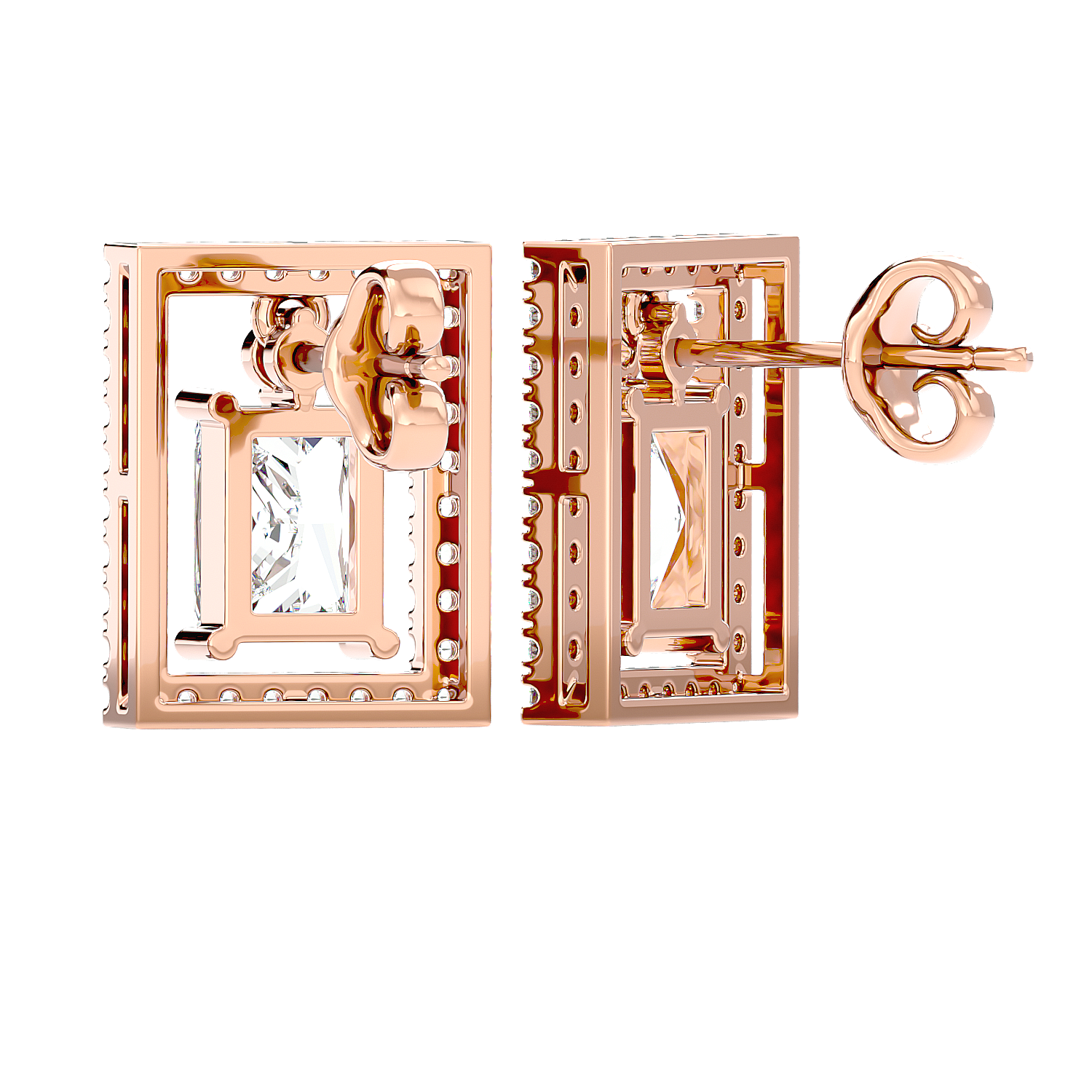 Stunning Star Diamond Earrings