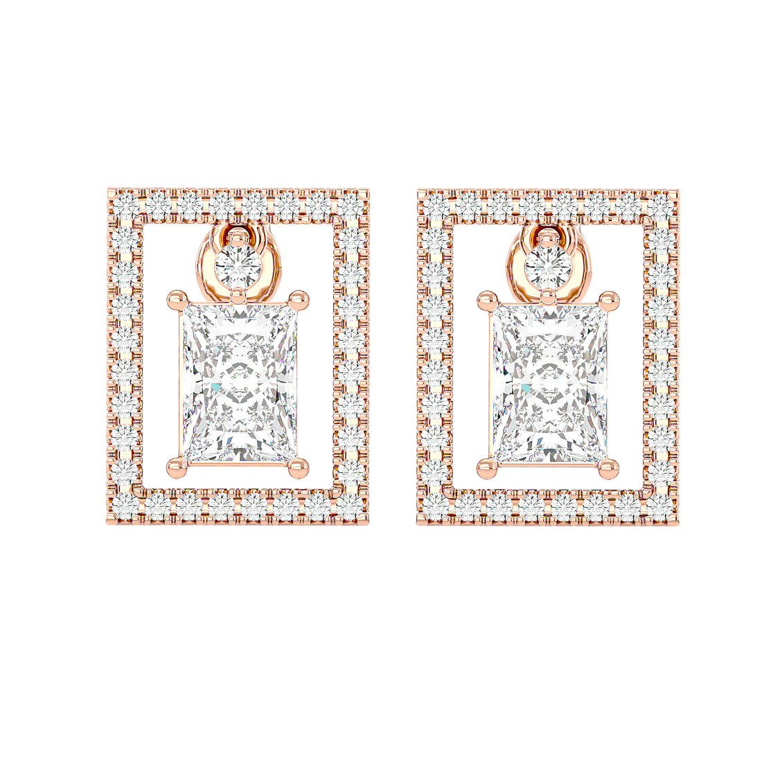 Stunning Star Diamond Earrings