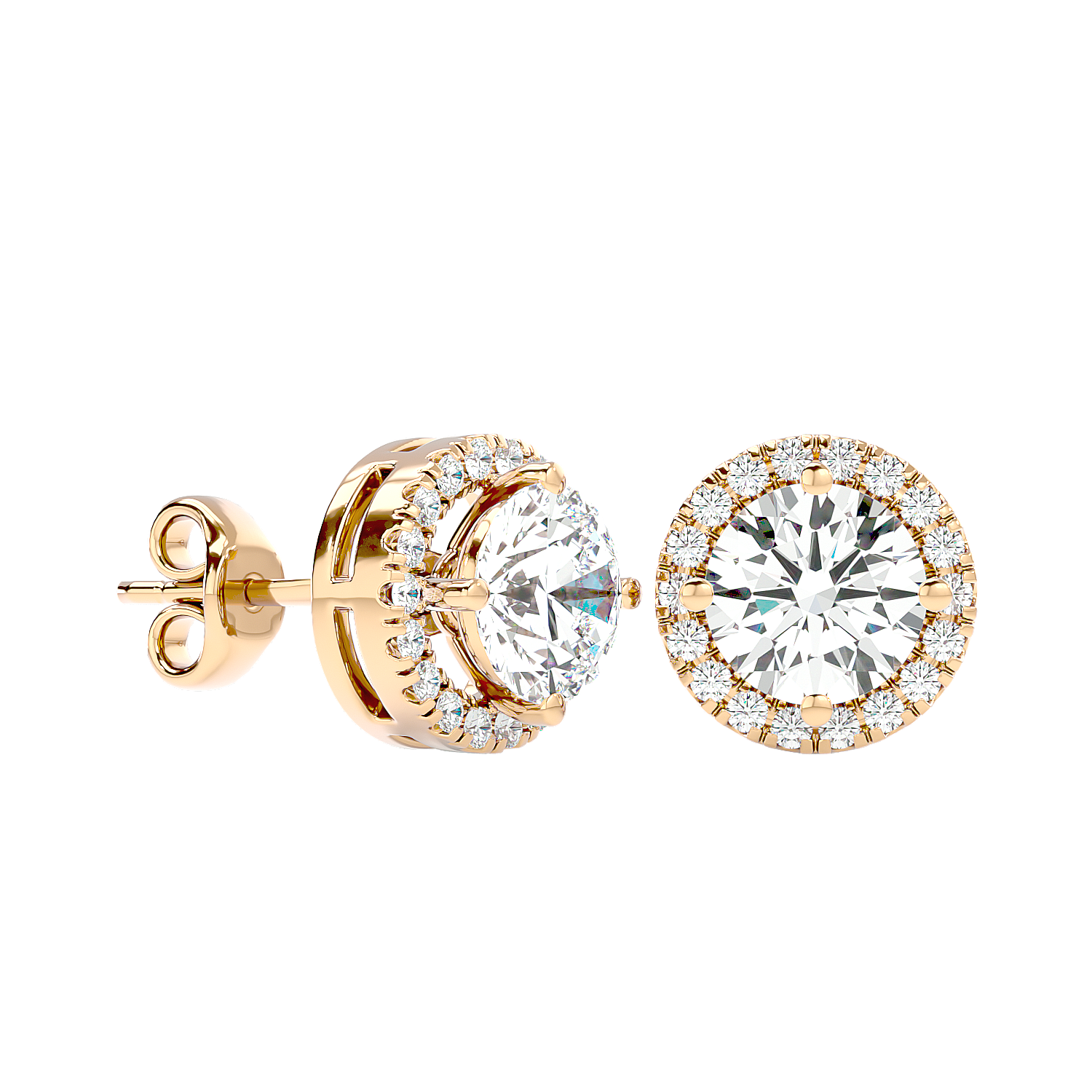 Twirl Diamond Earrings