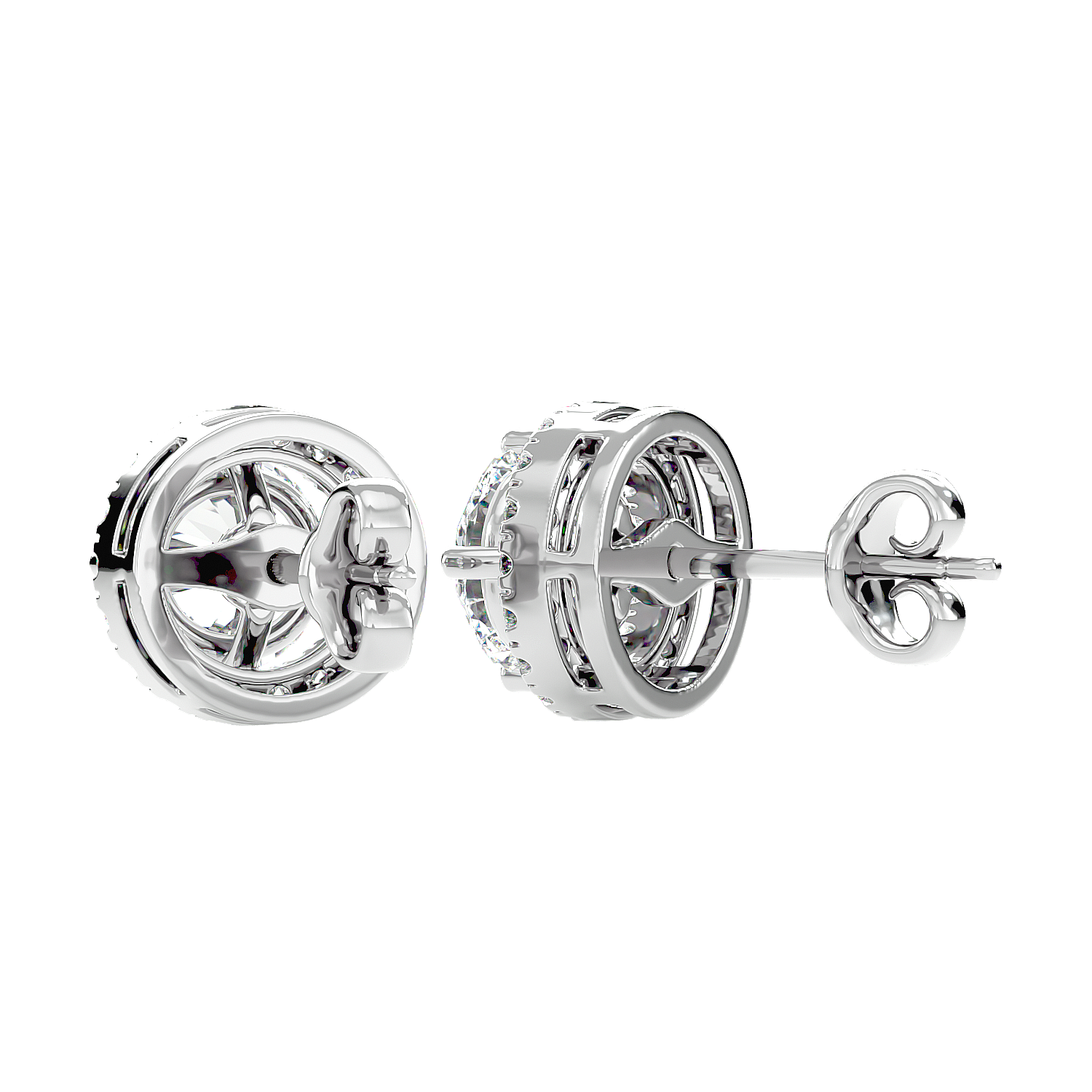 Twirl Diamond Earrings