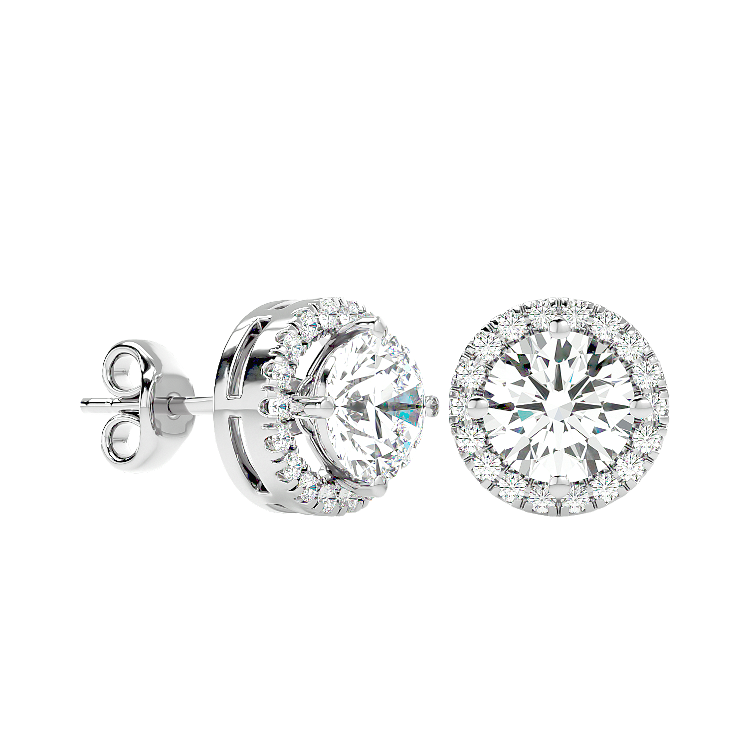 Twirl Diamond Earrings