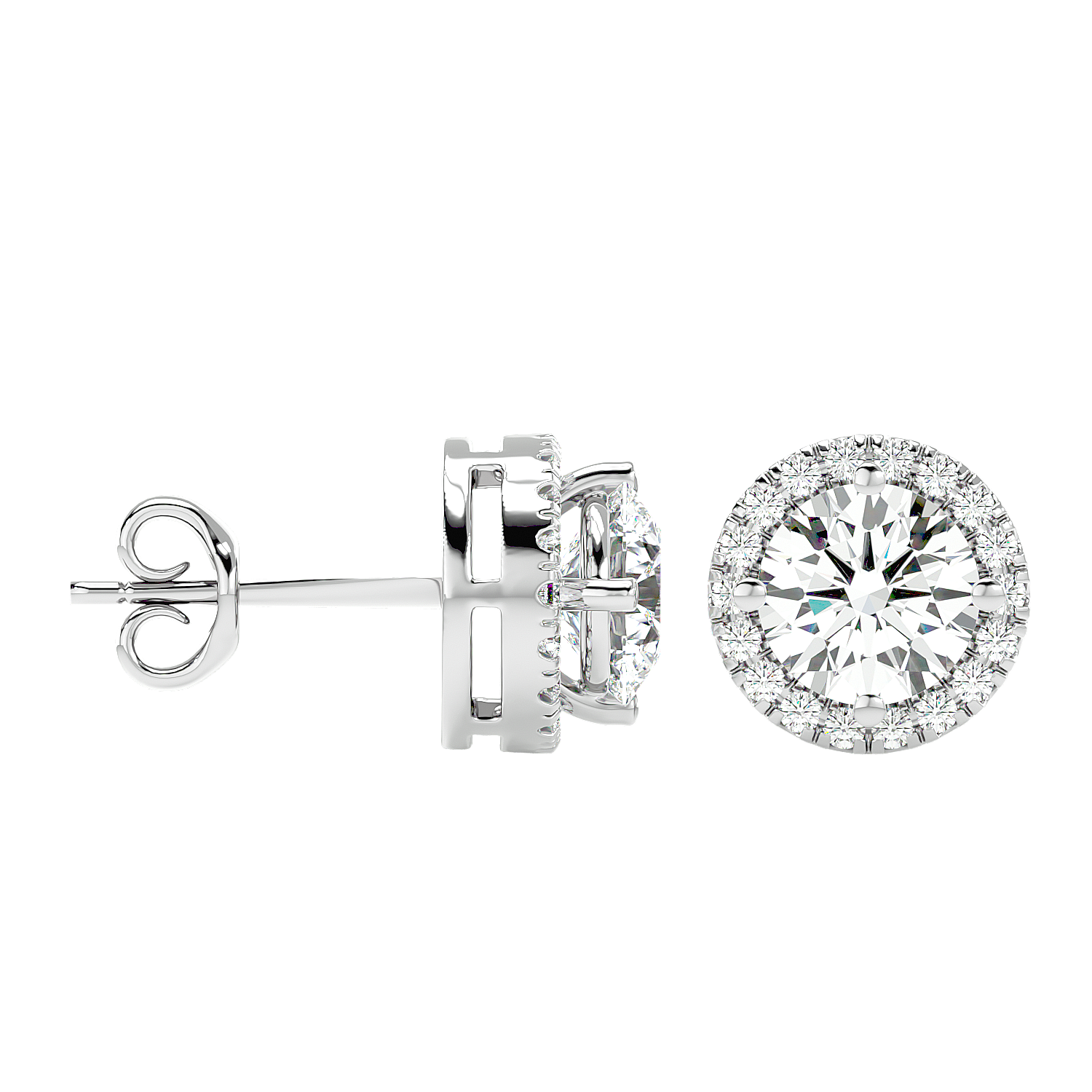 Twirl Diamond Earrings