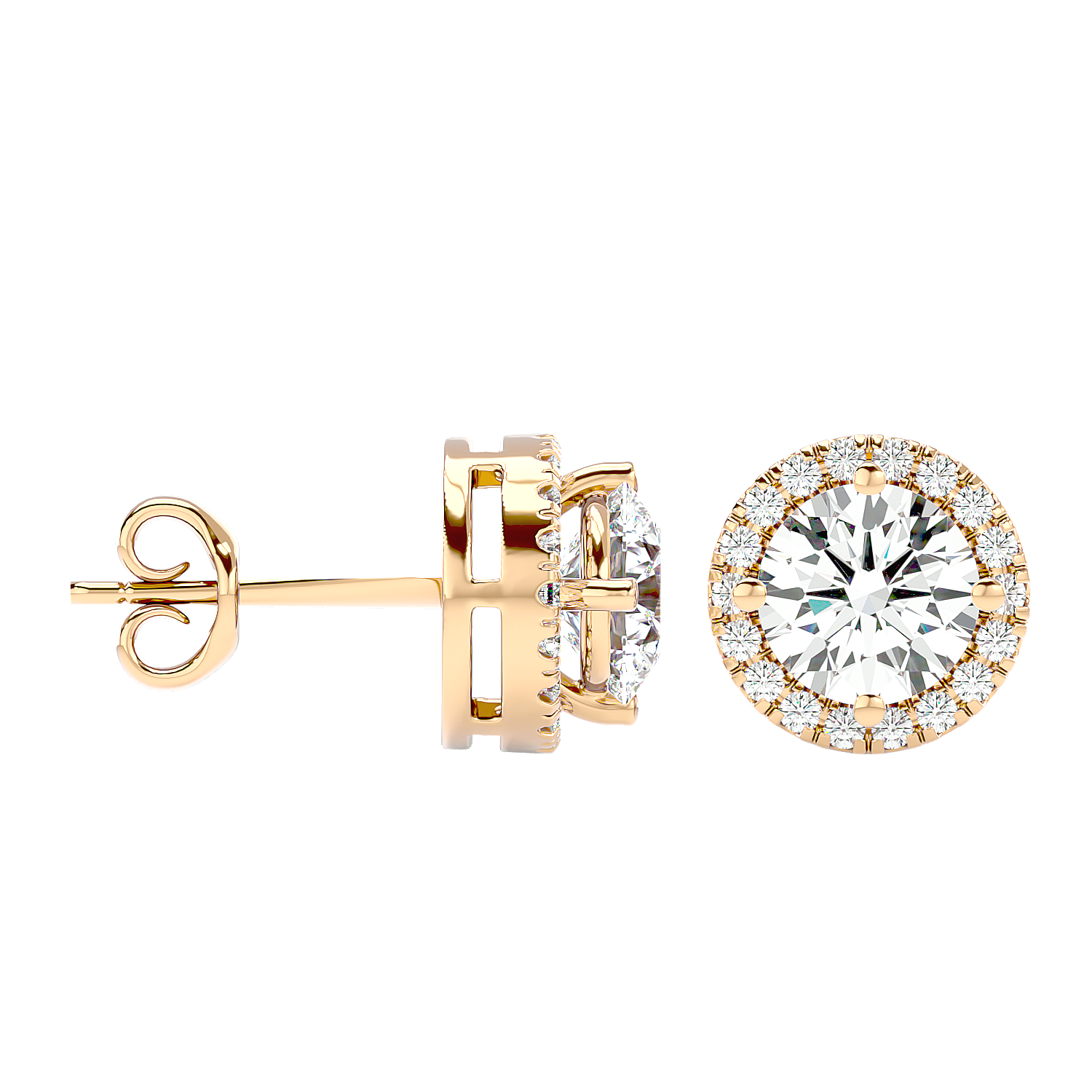 Twirl Diamond Earrings