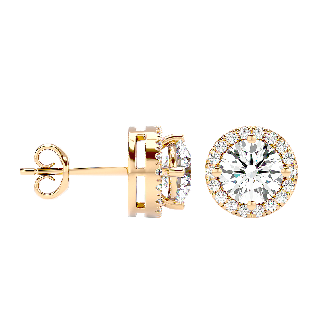 Twirl Diamond Earrings