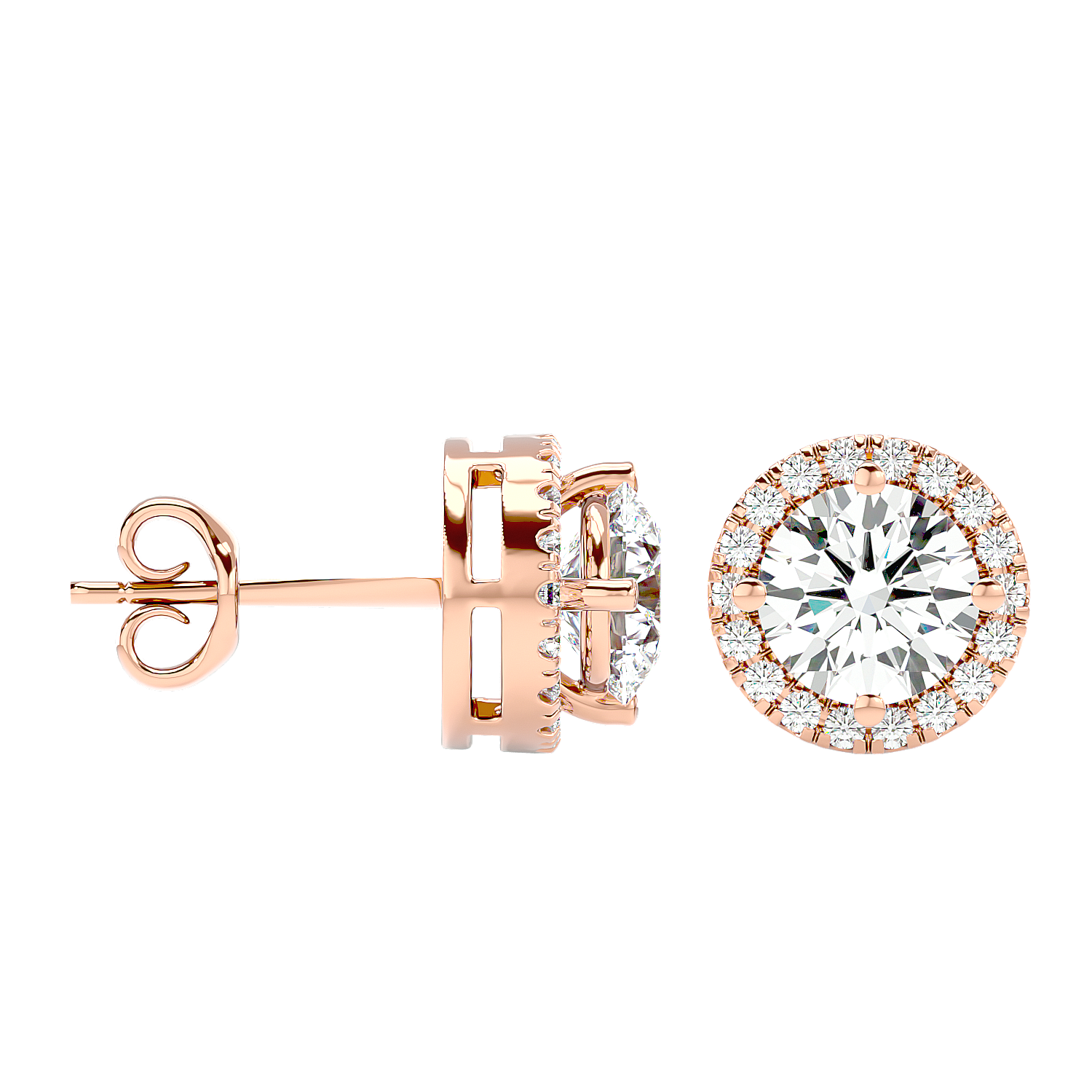 Twirl Diamond Earrings